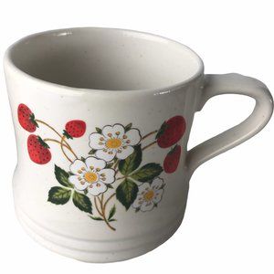 VINTAGE SHEFFIELD STRAWBERRIES N CREAM Coffee Mug - Stoneware Japan